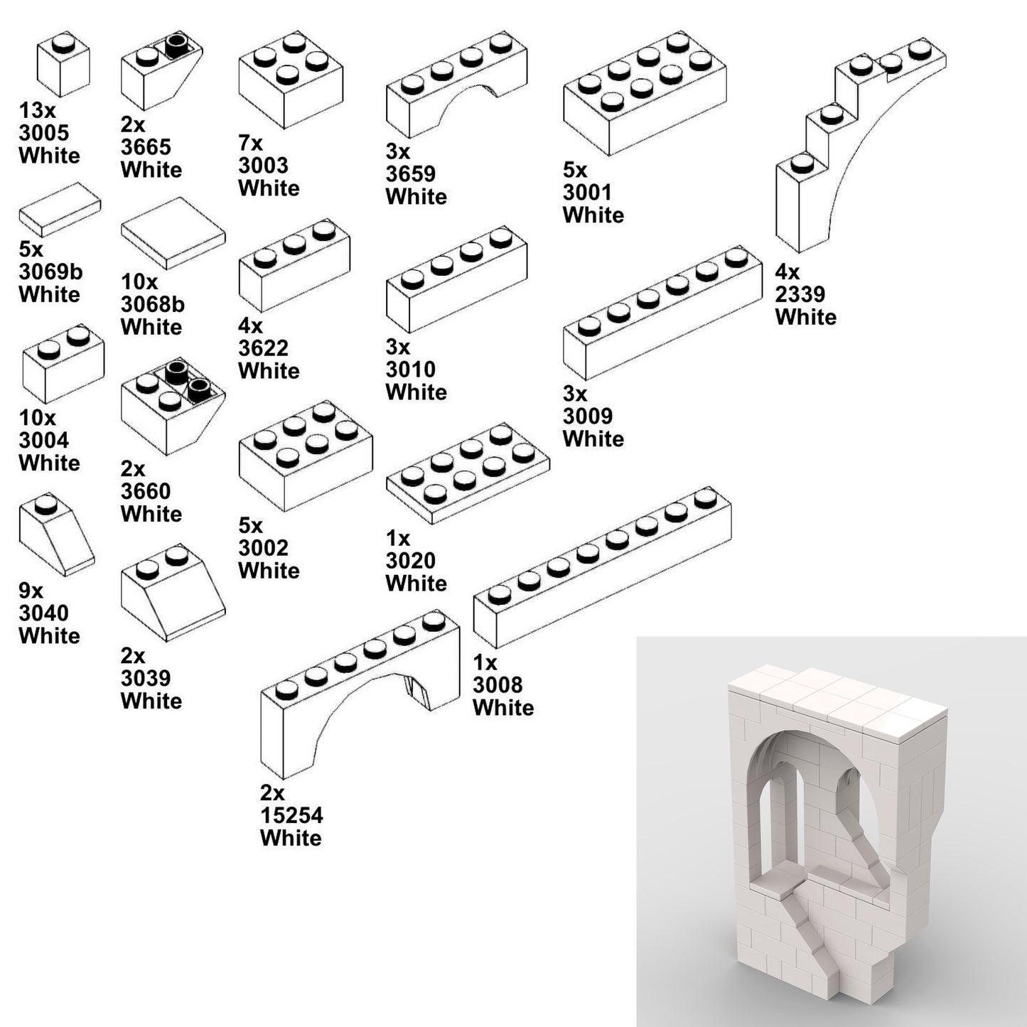 Building Bricks - Set no.1 | 9 Models