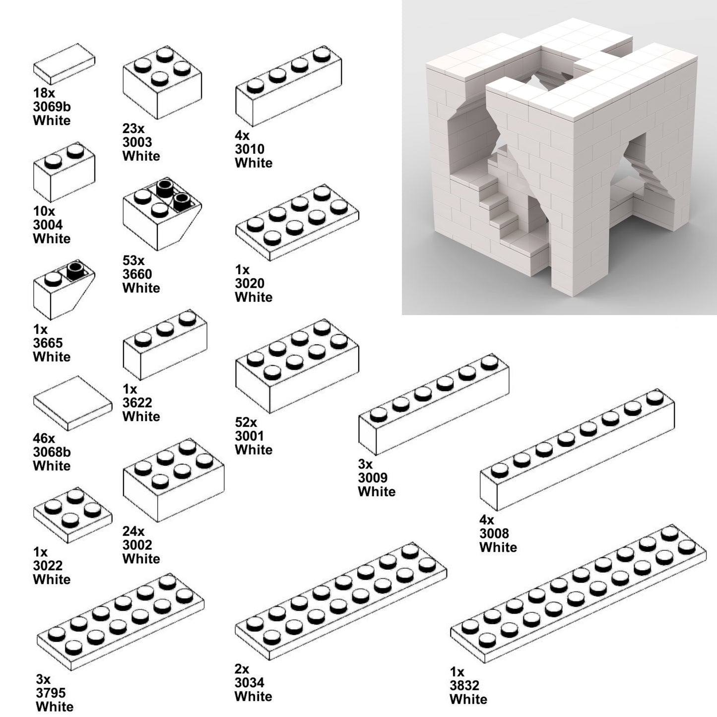 Building Bricks - Set no.1 | 9 Models