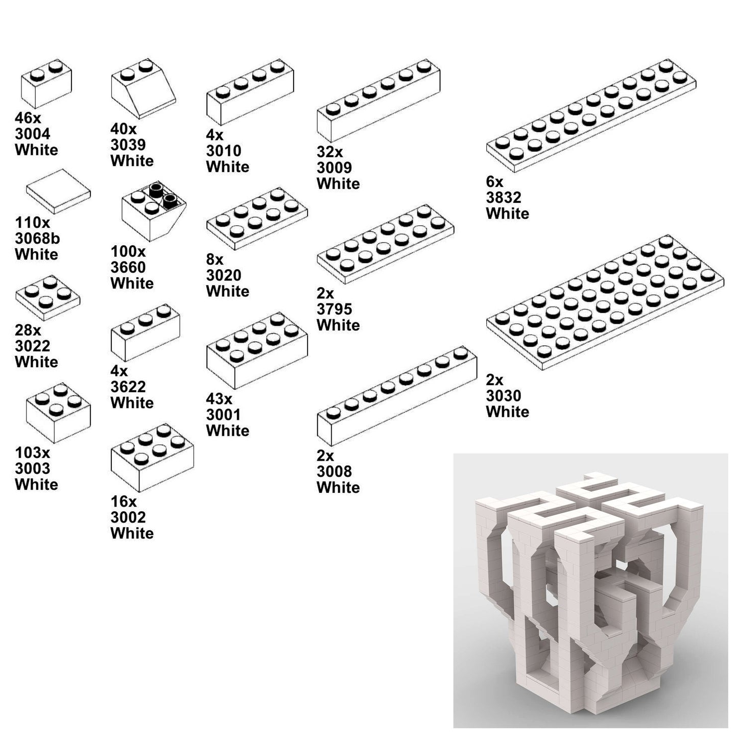 Building Bricks - Set no.1 | 9 Models