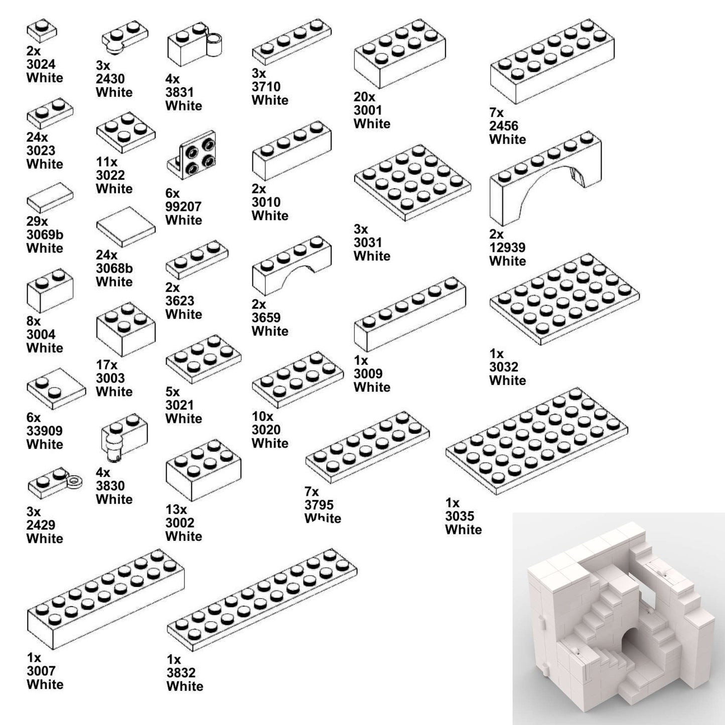 Building Bricks - Set no.1 | 9 Models