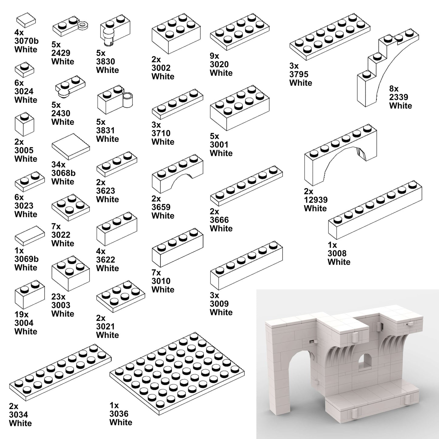 Building Bricks - Set no.1 | 9 Models
