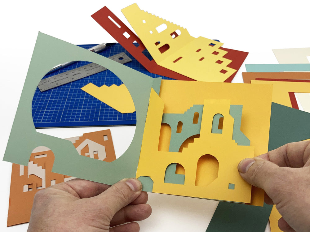 Arts & Architecture - DIY Cut and Fold Paper Art Projects – NO-BU-RU
