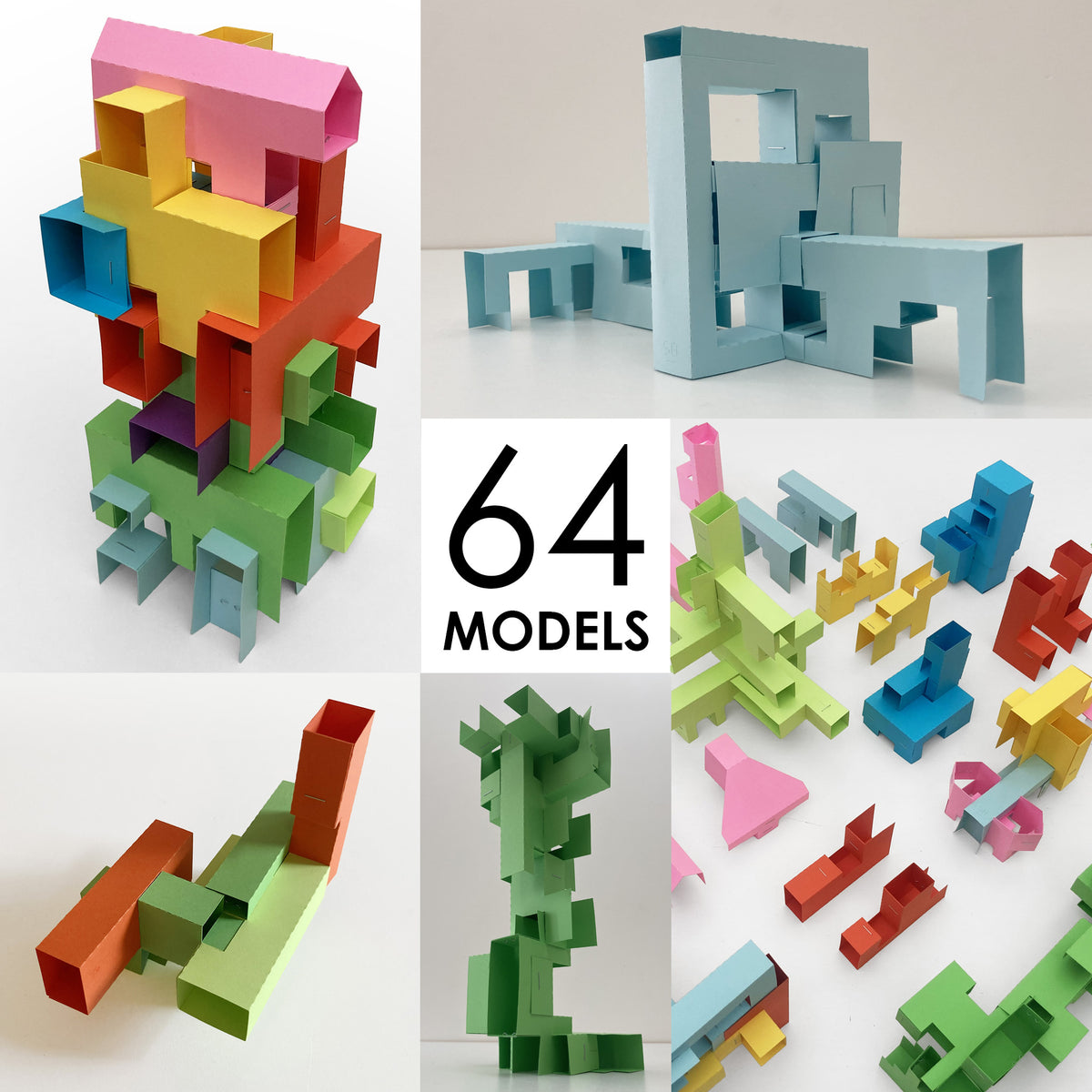 Modular Builder - Starter Set - 64 modules – NO-BU-RU