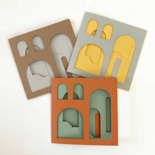 Archways Cutout Card | Model-0140-02