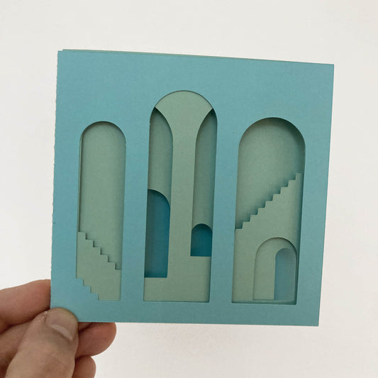 Archways Cutout Card | Model-0140-05
