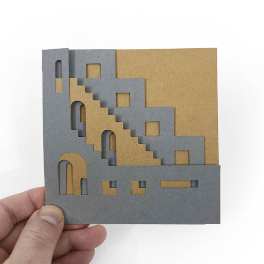 Castles Cutout Card | Model-0160-01