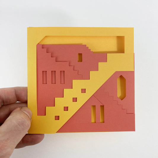 Castles Cutout Card | Model-0160-02