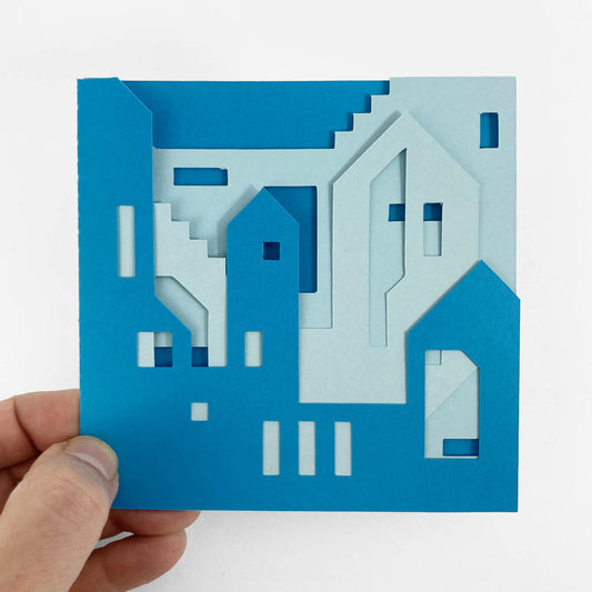 Castles Cutout Card | Model-0160-03