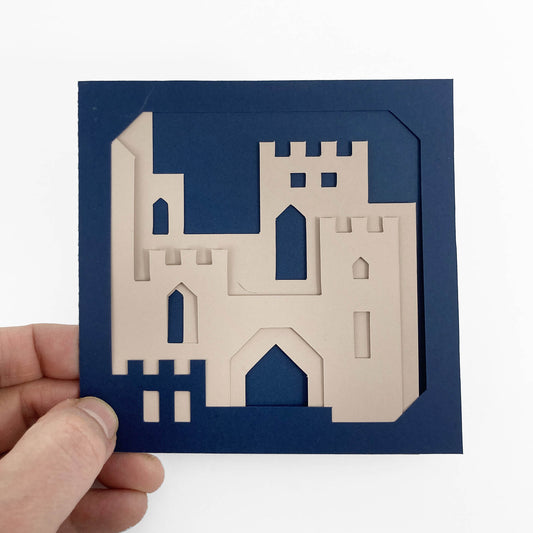 Castles Cutout Card | Model-0160-04