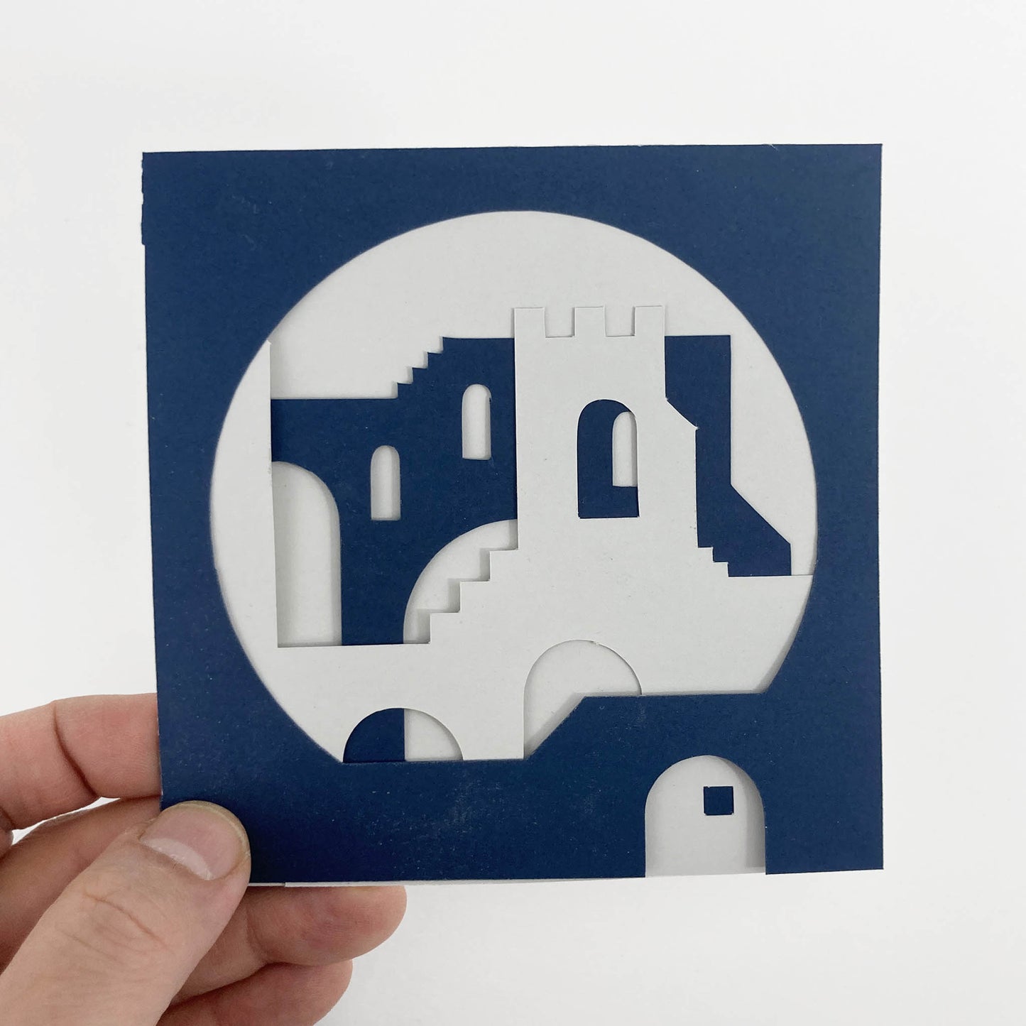 Castles Cutout Card | Model-0160-05