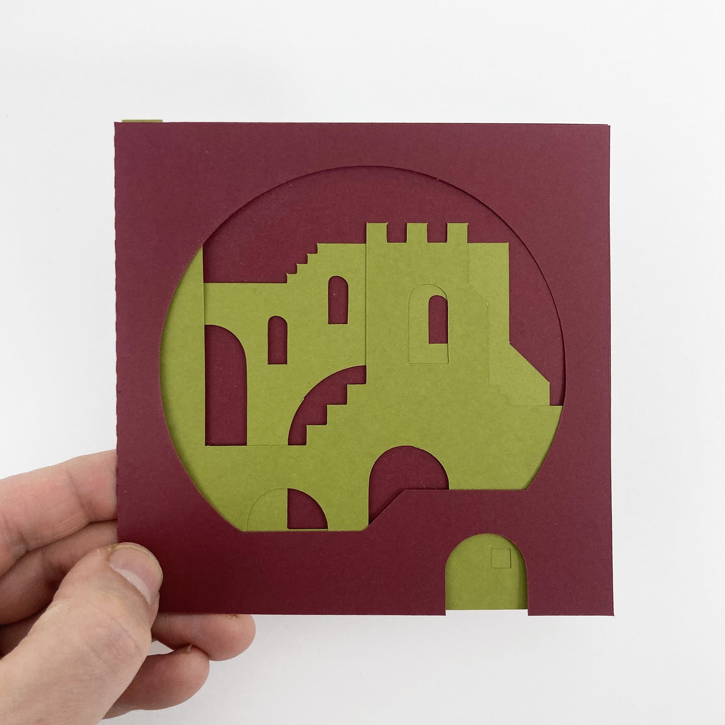 Castles Cutout Card | Model-0160-05