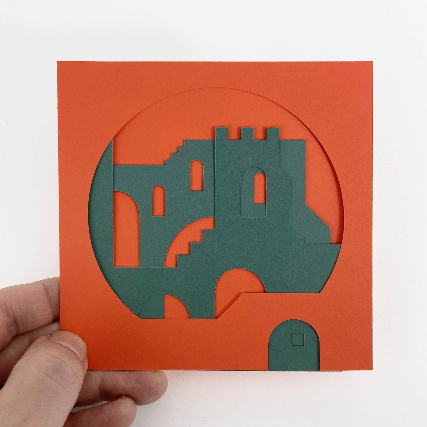 Castles Cutout Card | Model-0160-05