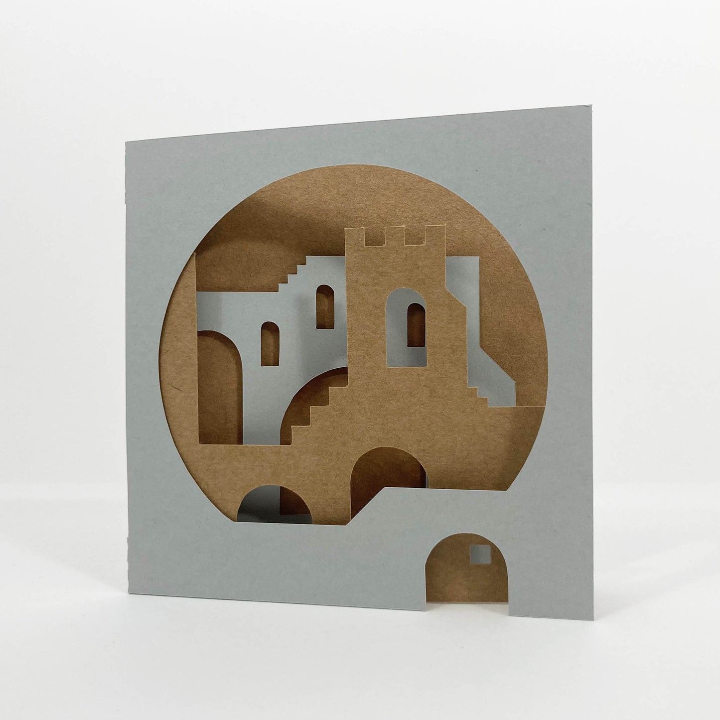 Castles Cutout Card | Model-0160-05