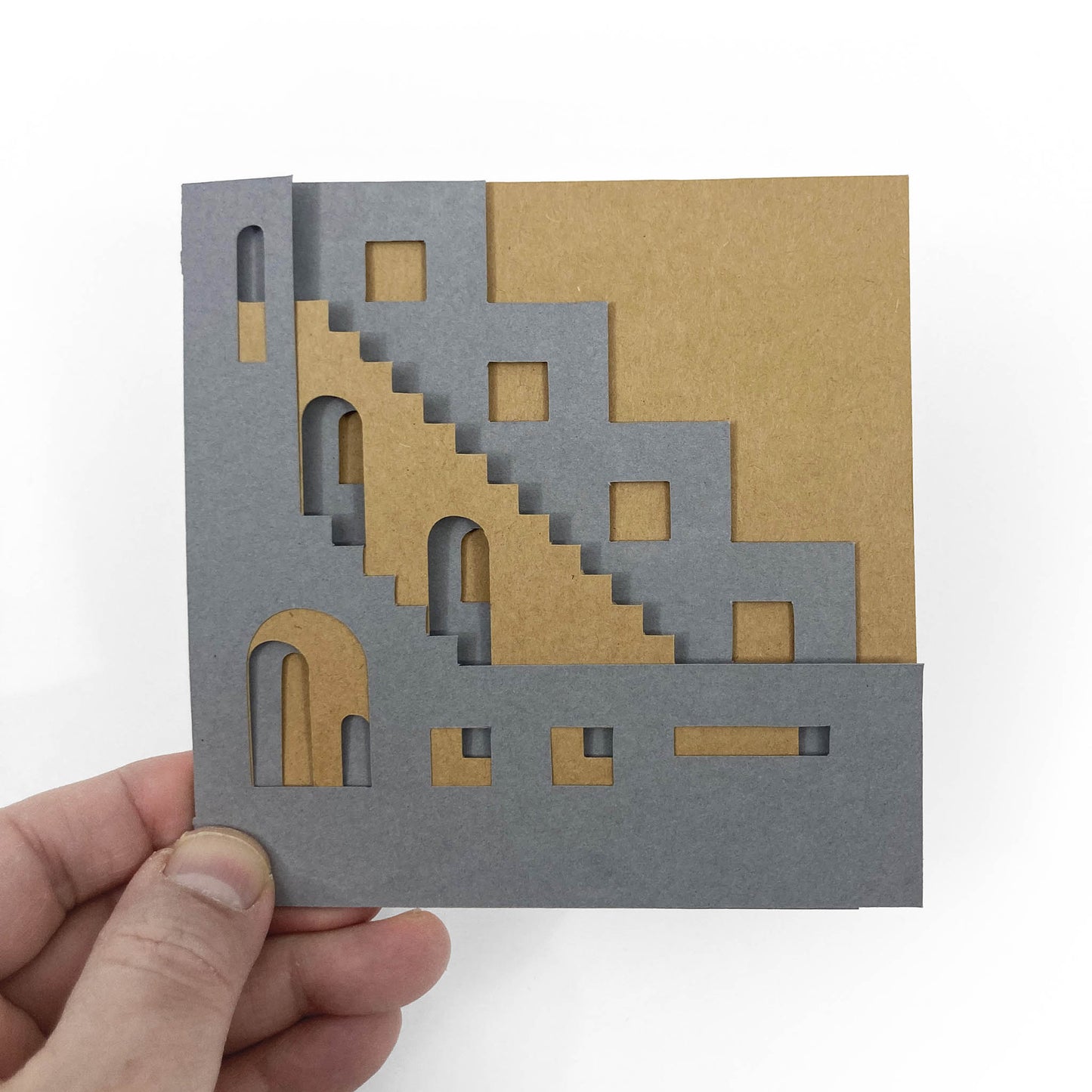 Castles Cutout Card | Set of 5