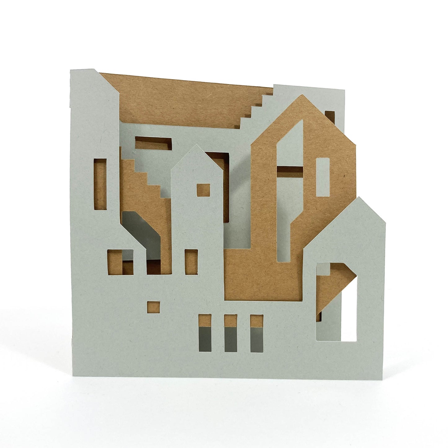 Castles Cutout Card | Set of 5