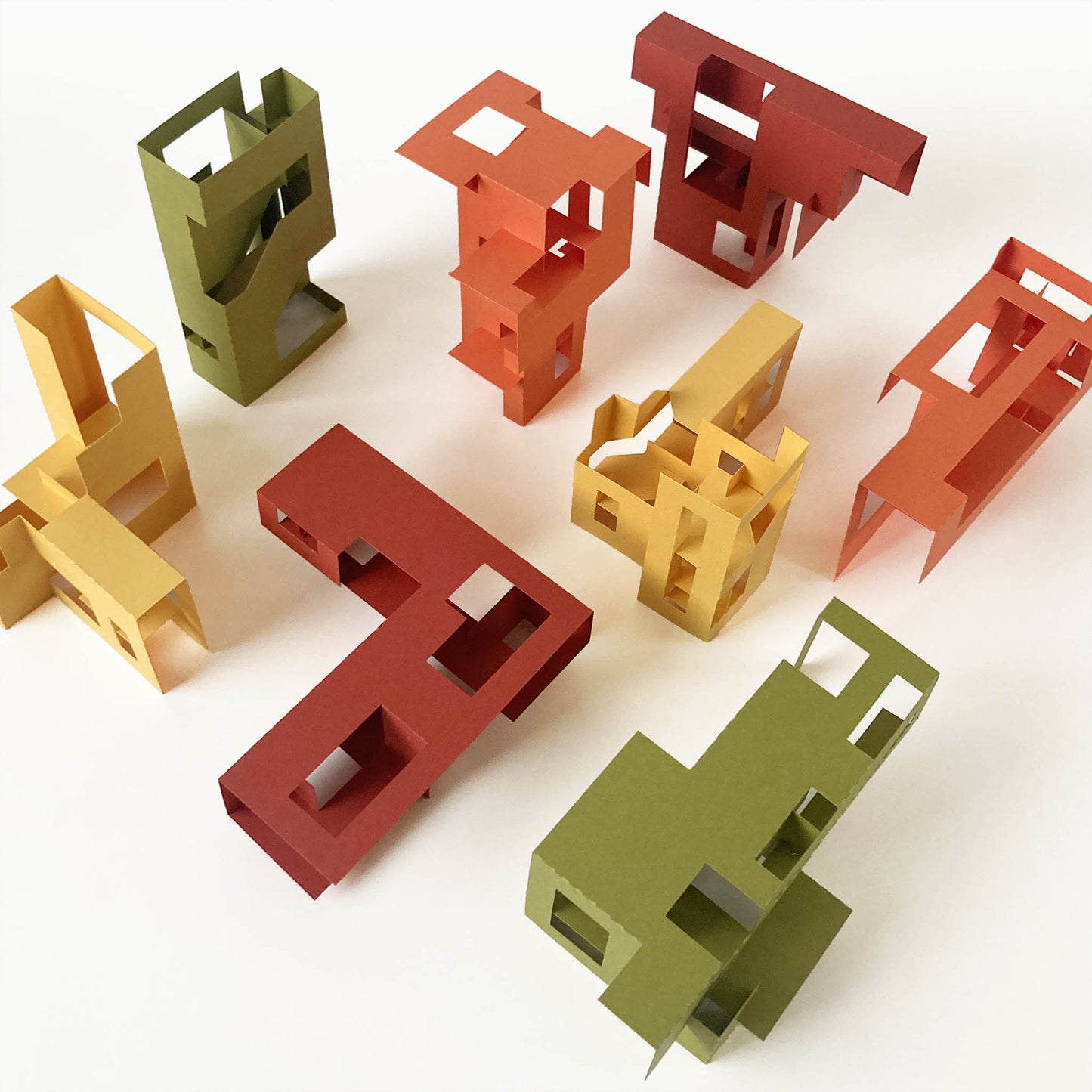 Modern House Set - 8 Models