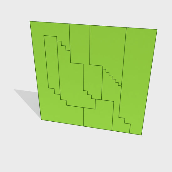 Folding instructions for model-0008 from Architecture Set no.1