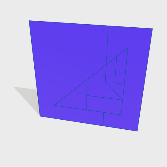 Folding instructions for model-0002 from Architecture Set no.1