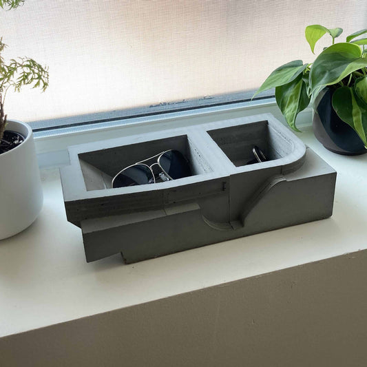 Sculpted Stone Tray