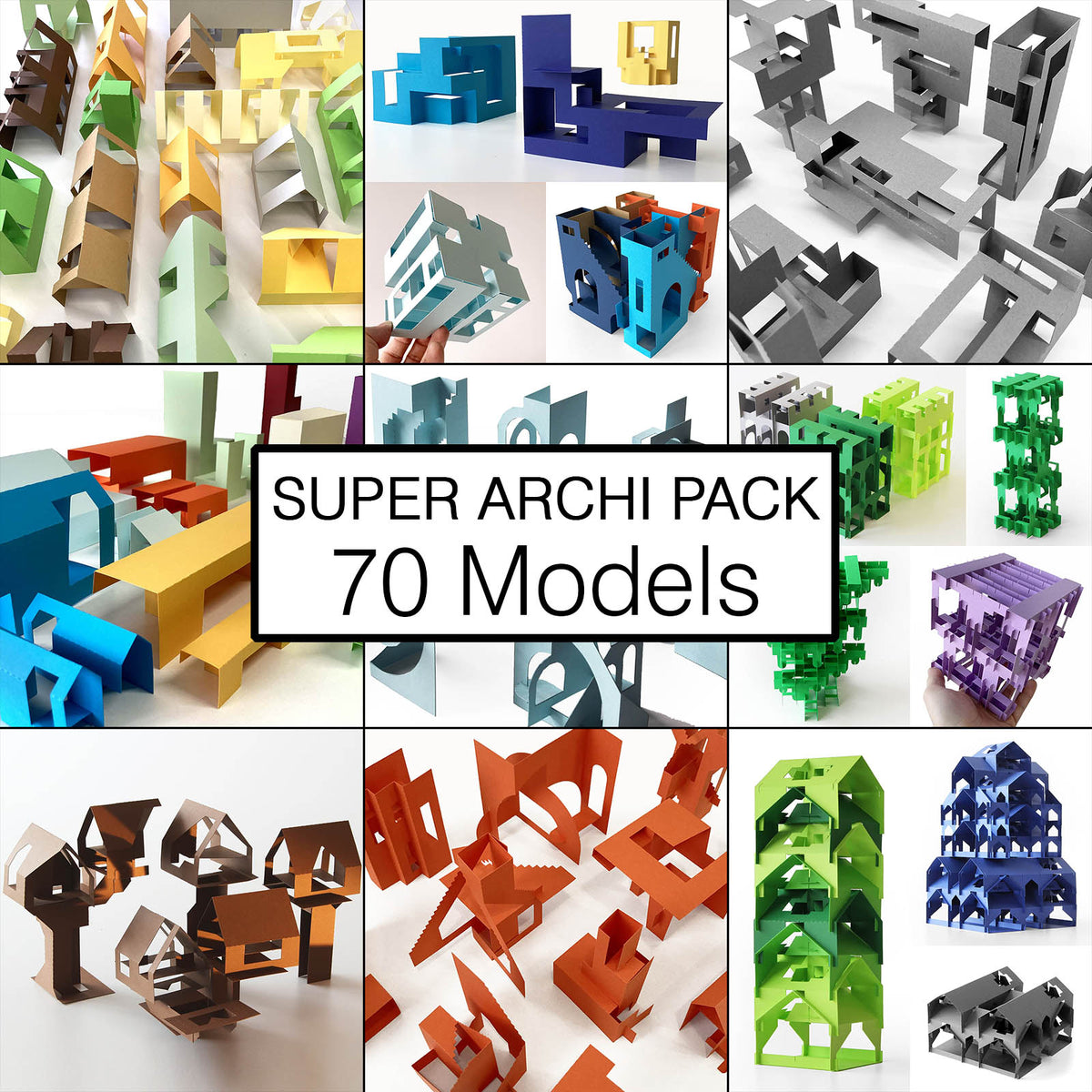 Archi Script Model Super Archi Pack - 70 Models – NO-BU-RU