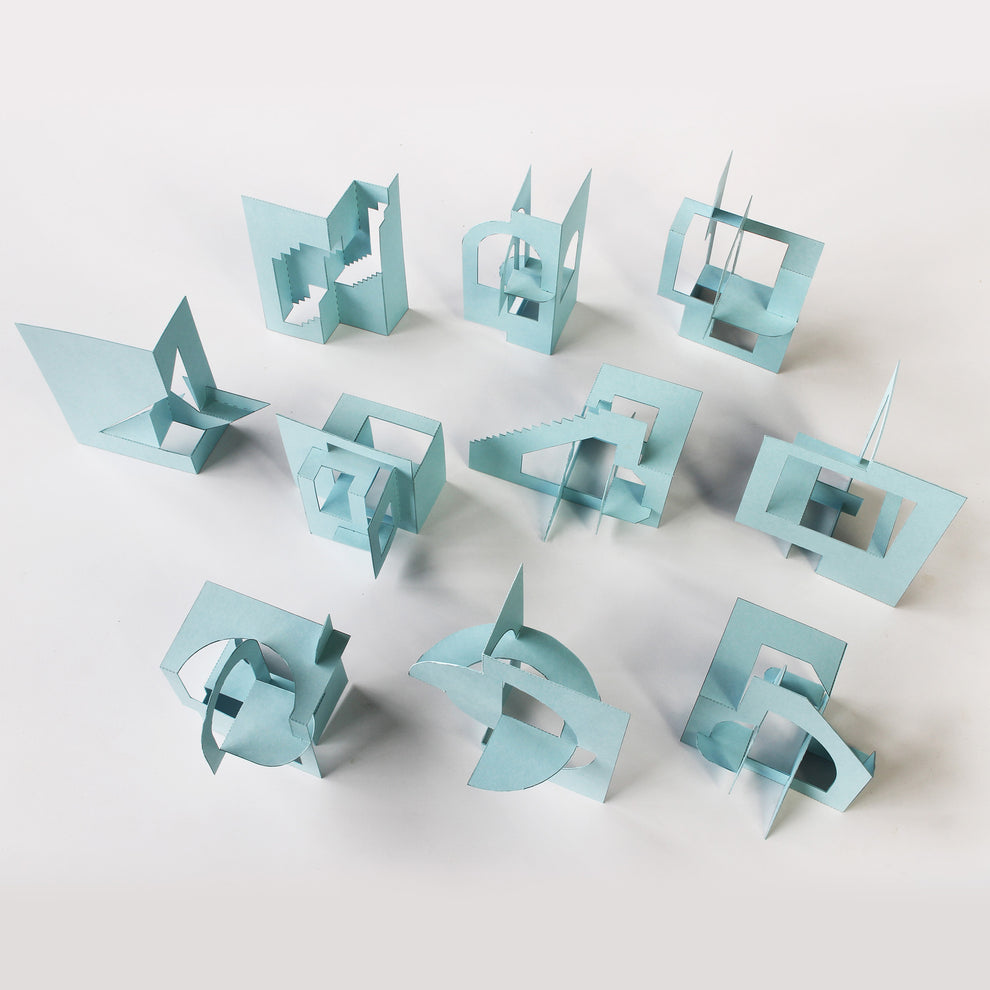 Archetypes 01-DIY cut and fold paper art projects – NO-BU-RU
