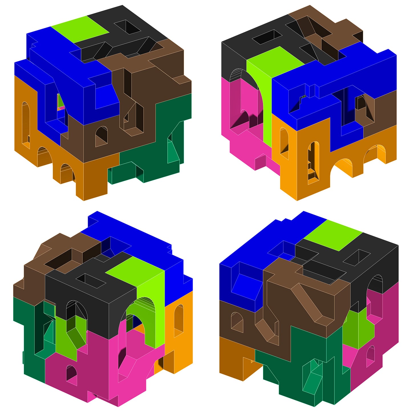 Building Bricks - Set no.2 | Soma Cube